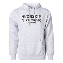 Load image into Gallery viewer, Tabernacle &quot;Worship Live Music&quot; | Heather Grey Hoodie